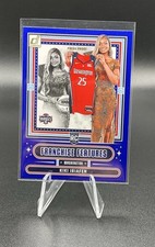 2025 Panini Donruss WNBA - Franchise Features Kiki Iriafen #18 Press Proof Blue