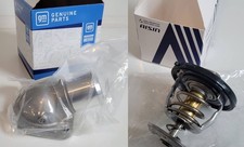 Set Of New Gm 12587395 Thermostat Housing Aisin Thrgm-0002 Thermostat