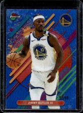 2025-26 Topps Finest Jimmy Butler III Rare Blue Refractor #/99 Warriors