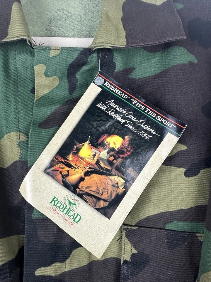 NWT Vintage OS Redhead Deluxe Camouflage Coveralls Men’s L Made in USA - Image 4 of 4