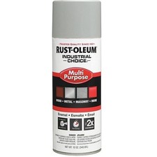 214647 Rust-Oleum 1600 Multi Purpose ANSI 70 Light Gray, 12 oz Spray, 1EA