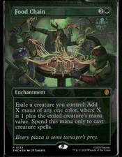 FOOD CHAIN (BORDERLESS)  TEENAGE MUTANT NINJA TURTLES MTG FOIL NM/M