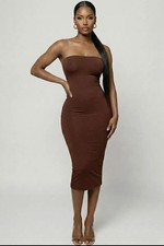 BUNDLE SALE! 3 Dresses Capella Apparel Strapless Bodycon Midi Tube Dress and 2 C