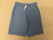Hanna Andersson Sweat Shorts 140 Boys blue Solid