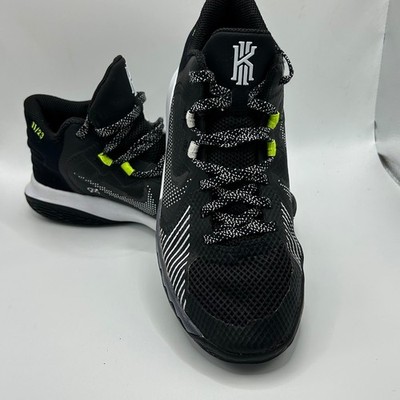 Nike Kyrie Flytrap 5 Black White Lime Green GS DD0340-002 Mens 3.5Y Kids Shoes