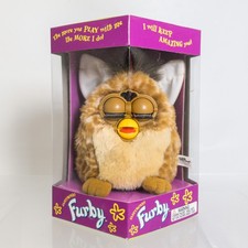 Tiger Electronics - Brown  White w/Tan Chest FURBY NM BOX 