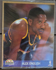 Alex English - 8x10 NBA Hoops Action Photos Card/Picture/Poster - Sealed