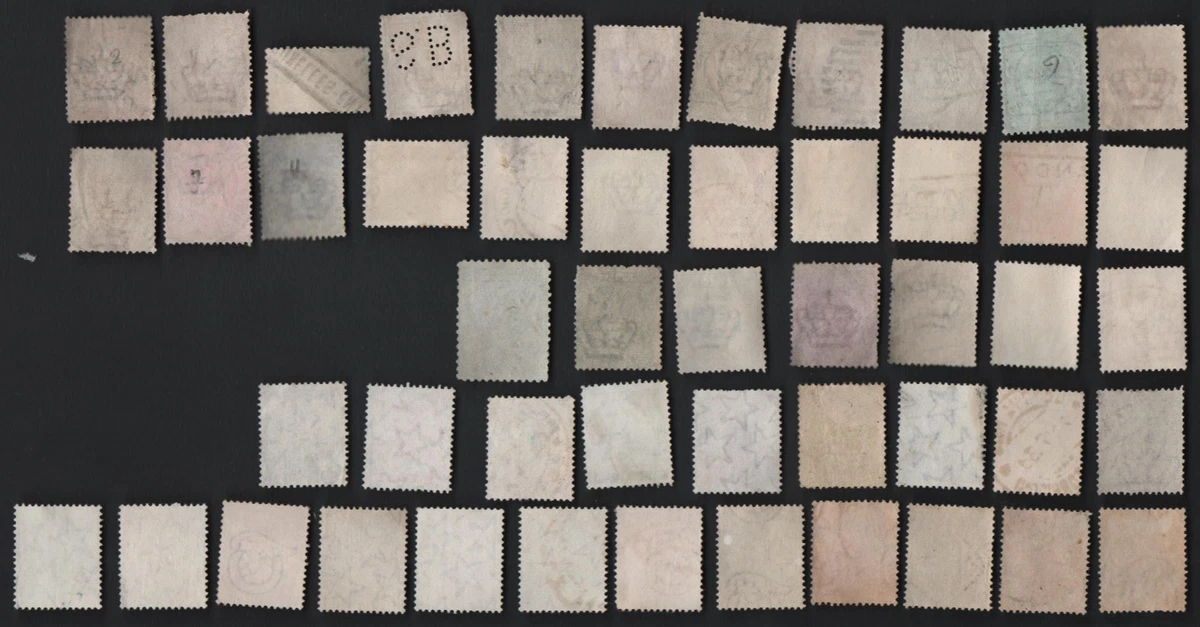 Italien, 50 verschiedene Briefmarken gestempelt,meist vor 1950,Satzteile,Lot