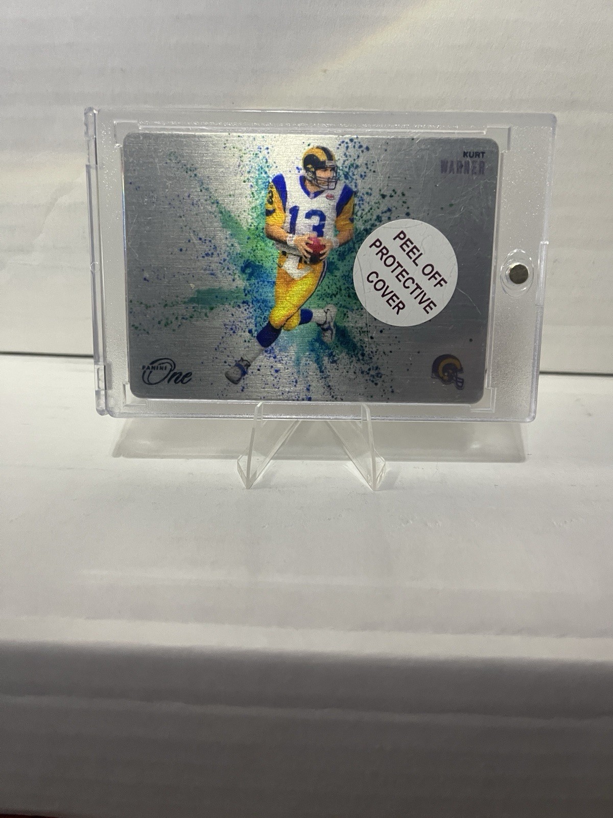 2024 Panini One Color Blast Kurt Warner #CB-KWR SSP METAL CASE HIT