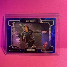 Panini Prism Rolling Stones 2025. Mick Jagger. Blue.