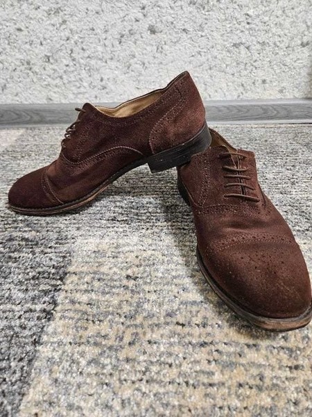 Men Samuel Windsor Heels Suede