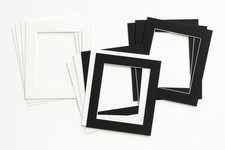 Bevel Cut Mount Board For Picture Frame Photo Frame 1300 Microns White Core