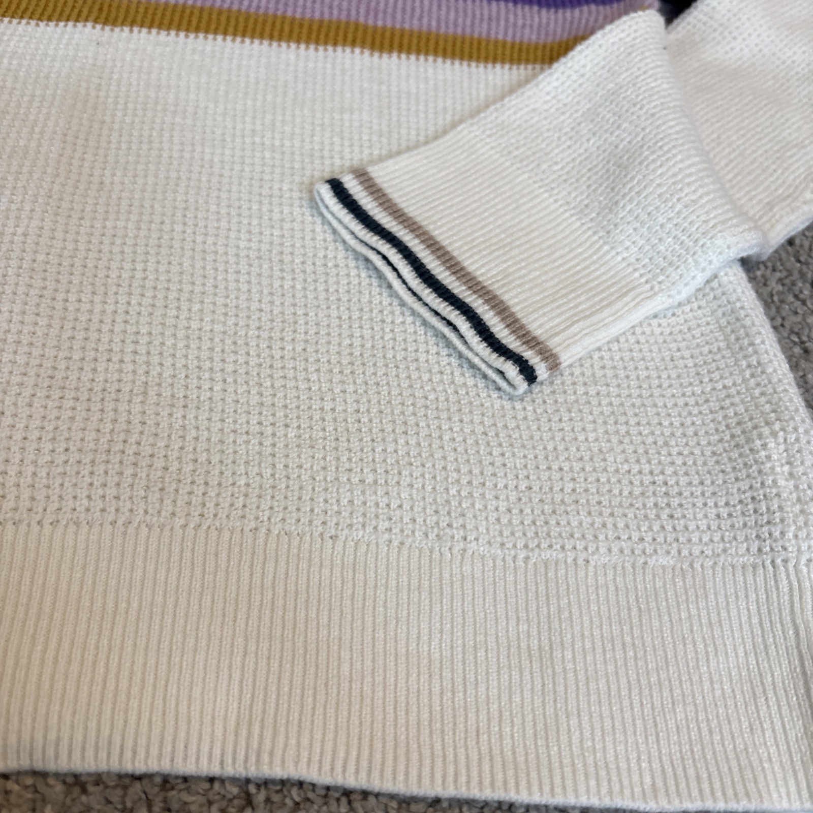 Faherty Women’s Throwback Multicolor Cashmere Fad… - image 5