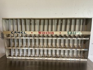 VINTAGE 1960'S CAMEL, WINSTON, SALEM CIGARETTE ADVERTISING RACK