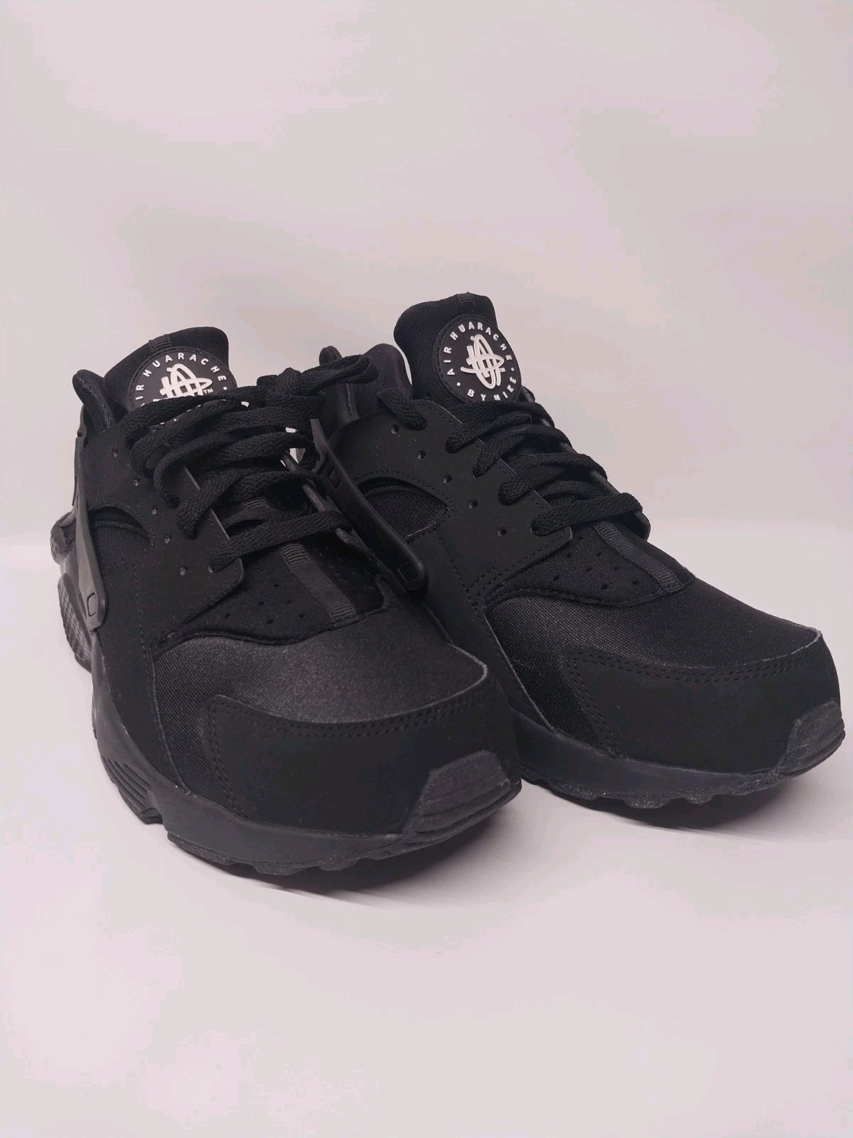 SAOLA Nike Air Huarache Uomo Taglia 10 Triple Nero Sneakers Sportive Casual 318429 003