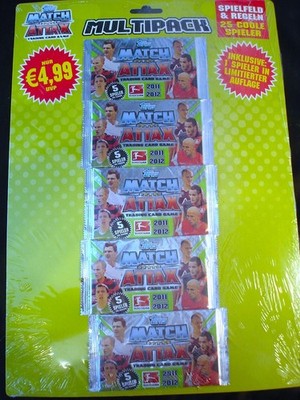 Match Attax Bundesliga 11/12 2011/2012 MULTIPACK-5 Booster-Limiterte Auflage L13