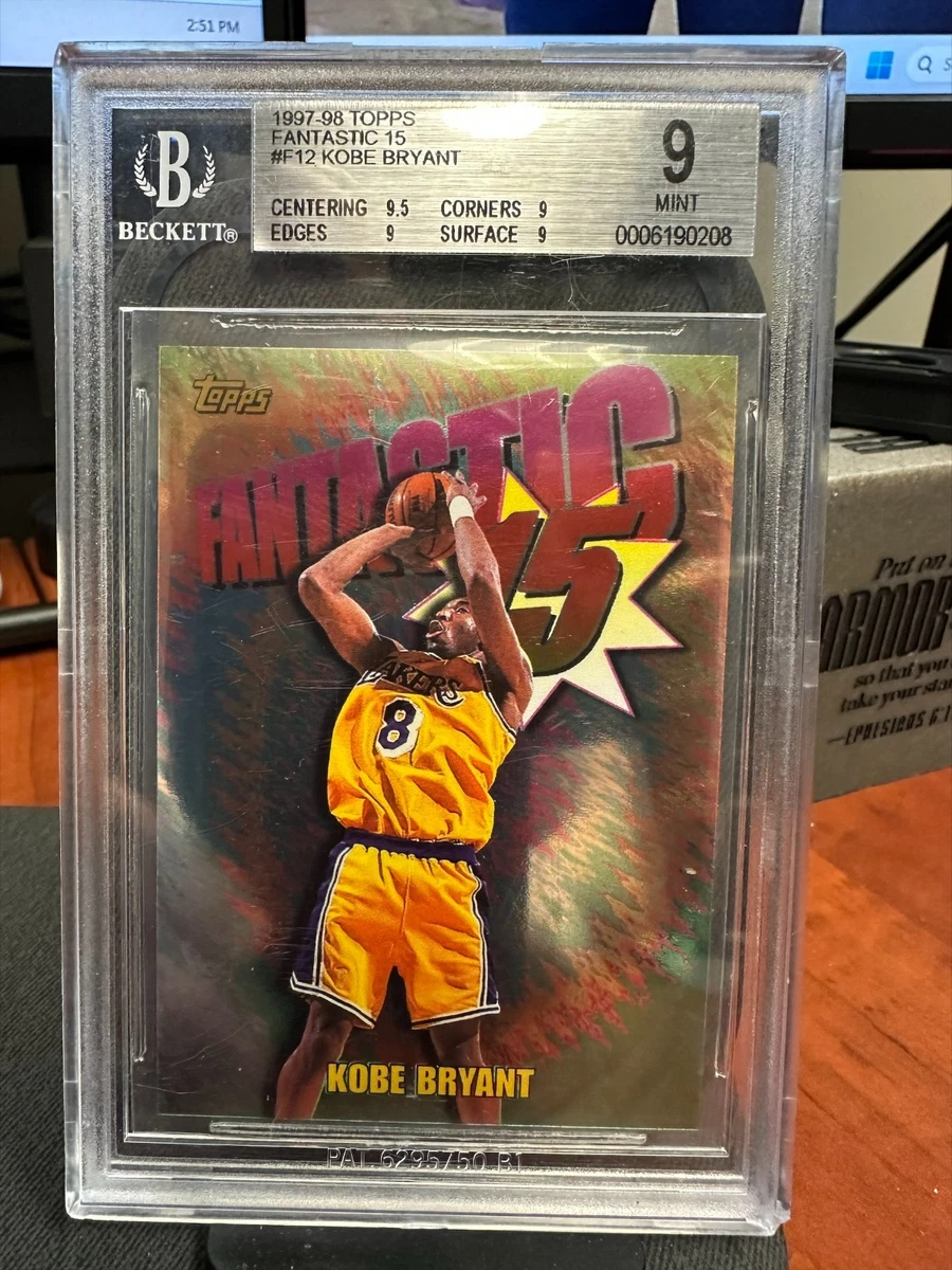 1997-98 Topps - Kobe Bryant #F12 for sale | eBay