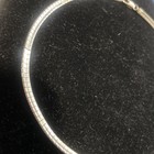 Sterling Silver 925 Omega Chain Choker 16" Necklace Diamond Cut 20+ Grams 4mm — photo 9