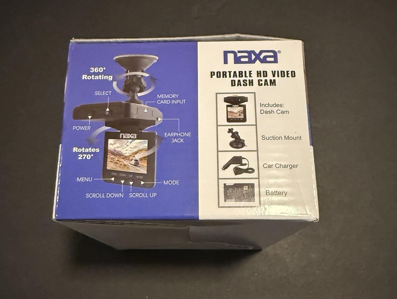 Loading Icon Box Box NAXA Portable HD Video Dash Cam NCV-6001 New In Box | eBay