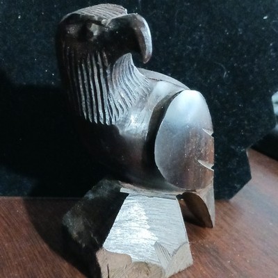 Ironwood Wooden Eagle Figurine XS 1520 Collectible Bird Sculpture Unique Art