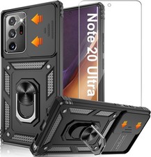 for Samsung Galaxy Note 20 Ultra Case with HD Screen Protector, Build in Magneti