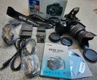 Boxed Canon EOS 350D 8.0MP Digital Camera-Black with EF-S 18-55mm Lens