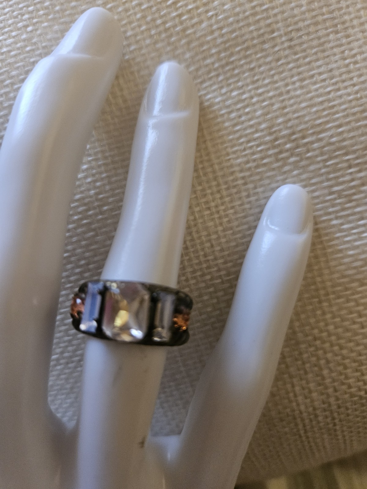 Sorelli Multi Colored Stone Adjustable Ring Lifet… - image 1