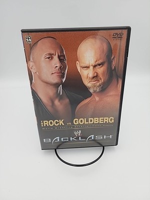 WWE: Backlash 2003 (DVD, 2003) Goldberg the Rock John Cena FREE Sticker