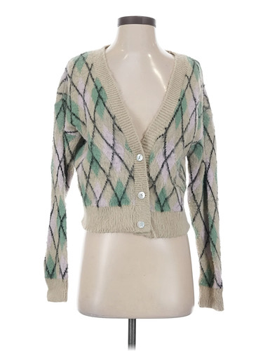 Nasty Gal Inc. Women Green Cardigan S