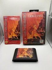 Complete CIB The Lion King 1994 Sega Genesis game with Box & Manual
