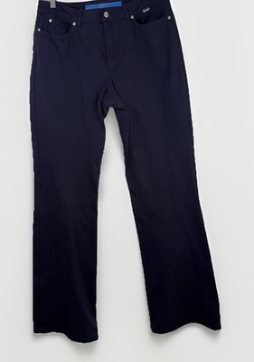 Escada Sport Kate Pant Royal Blue Stretch Preppy Golf Made Italy Sz 40 US 10