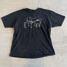 Vintage 90s Single Stitch Computer Wear T Shirt Mens XL Delete! Poof! USA Made