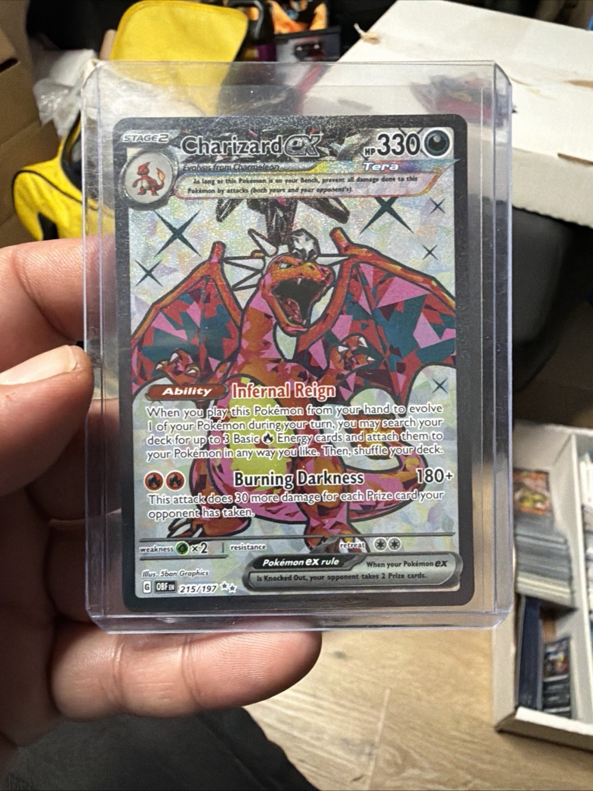 Charizard ex 074 Sv: Scarlet & Violet Promo Full Art Holo EX HP 330 English
