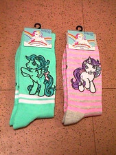 MY LITTLE PONY retro 80s GLORY Unicorn  MEDLEY Pegasus ADULT SOCKS nwt