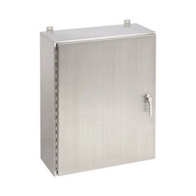 Hoffman A24H2412SS6LP3PT Stainless Steel IP65 Wall-Mount Enclosure 24x24x12
