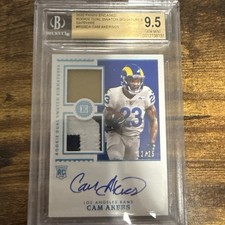 2020 Panini Encased Cam Akers Rookie Dual Swatch Signatures 
