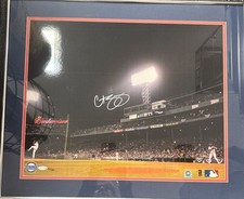 Curt Schilling Autographed 16x20 COA Framed Photo 57/380 Steiner Sports Red Sox