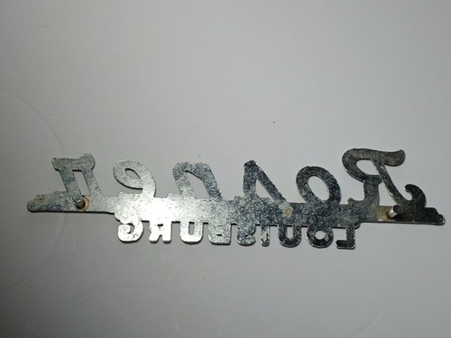 Vintage Rosner Ford Car Dealership Metal Nameplate Emblem Badge Louisburg Kansas - Bild 14 von 19