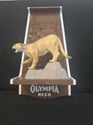 VINTAGE 1970'S OLYMPIA BEER 3D MOUNTAIN LION BAR SIGN