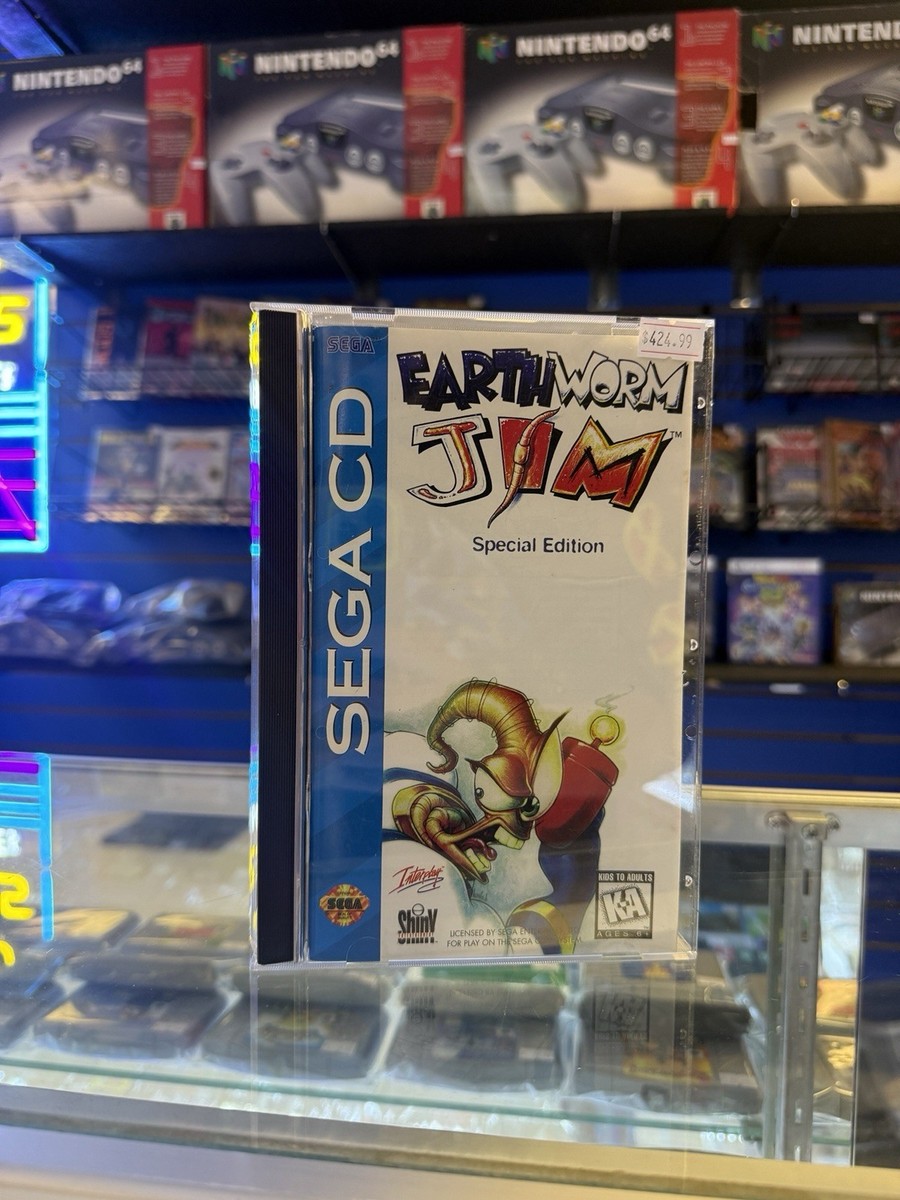 Earthworm Jim Special Edition中古・MD-CD欧州版 Earthworm Jim: Special Edition (Sega CD, 1995) Authentic