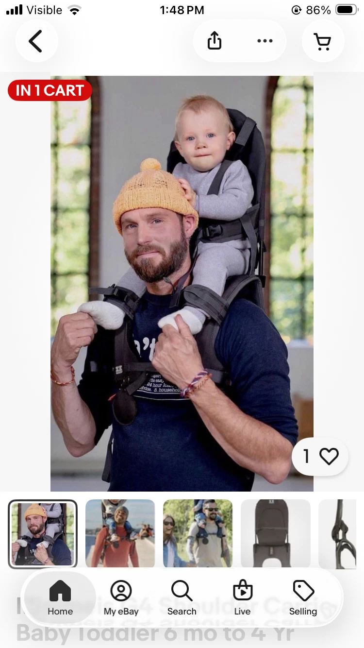 MINIMEIS G4 Shoulder Carrier For Children 6-MO TO 4YRS Old Dark Grey NEW Baby
Opens in a new window