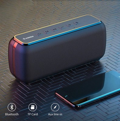 60W Portable Outdoor Speaker Bluetooth Wireless Bass Subwoofer Waterproof6600mAh