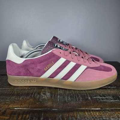 Adidas Gazelle Indoor Mens Size 12 Low Top Shoes Sneakers Suede Red IF9647