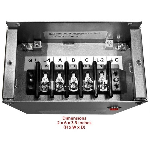 Phase-A-Matic Ul-300Hd Phase Converter, Static, 208/230V Ac, 208/240V Ac, 15A, - Picture 2 of 2