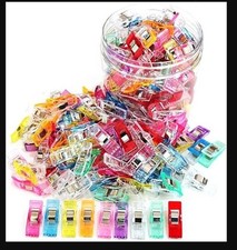 Sewing Clips, 100 Pcs with Plastic Box -Premium Quilting Clips for Supplies Craf