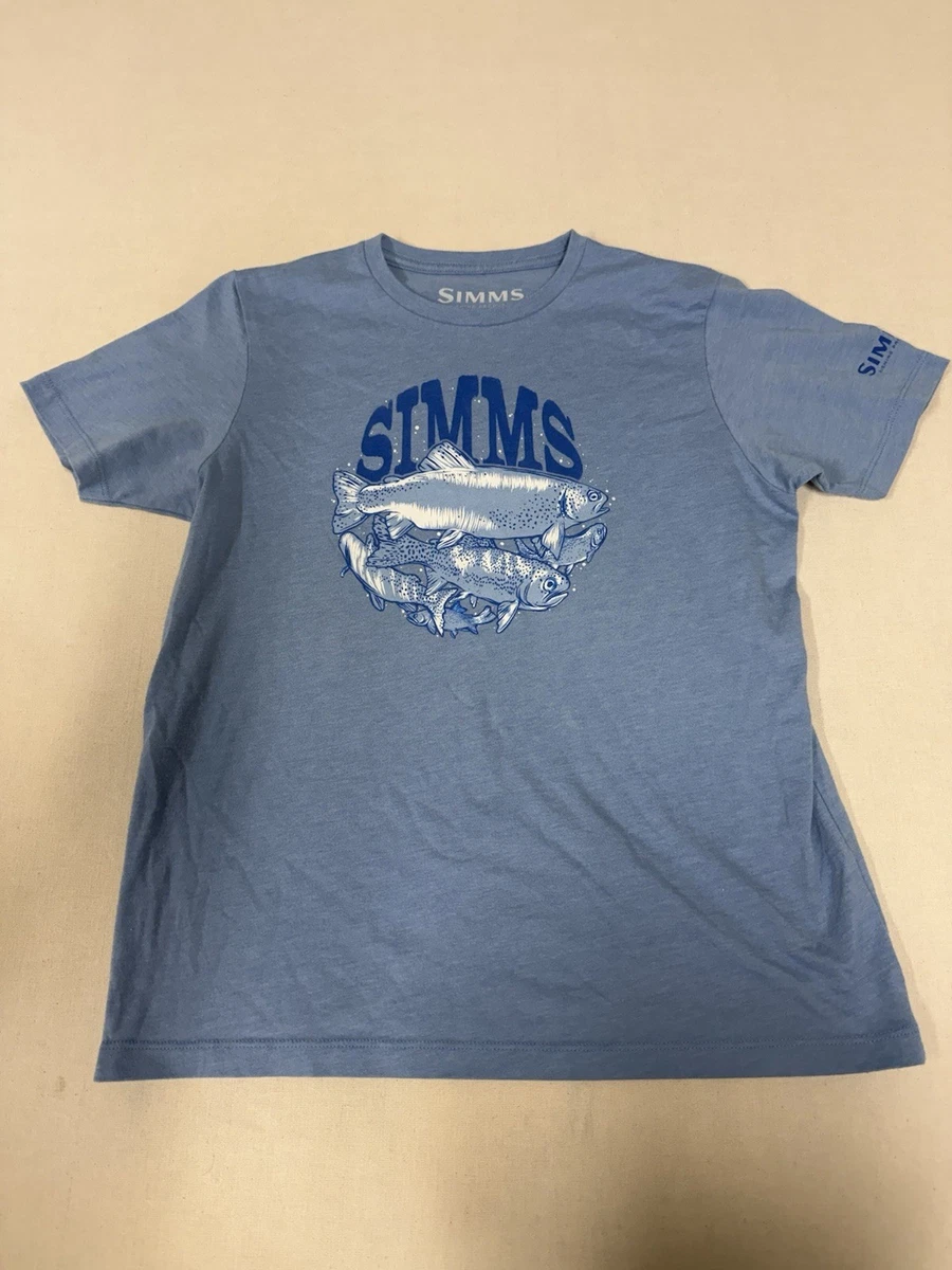 T-shirt Simms Fishing Logo - Humour USA - Unisexe - Tailles S à 5XL - Gildan Heavy Cotton