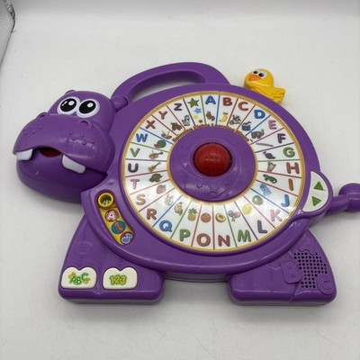 Vtech Spinning Lights Learning Purple Hippo Educational Toy - Tested & Works!