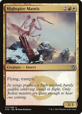 [MTG] Highspire Mantis (177) (KTK) LP-HP