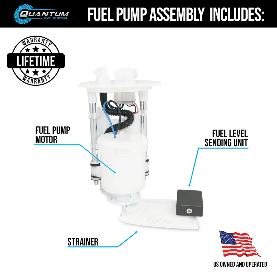 QFS Fuel Pump Assembly for YAMAHA Wolverine Viking YXZ1000 #3B4-13907-10-00 - Image 4 of 4