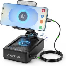 Cell Pe Stand with Bluetooth Speaker, HD Sound Adjustable Pe